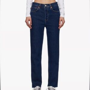 REDONE 70s STRAIGHT JEAN IN DARK RINSE